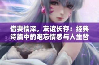 借妻情深，友谊长存：经典诗篇中的难忘情感与人生哲思