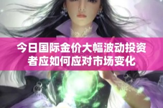 今日国际金价大幅波动投资者应如何应对市场变化