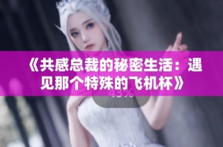 《共感总裁的秘密生活：遇见那个特殊的飞机杯》