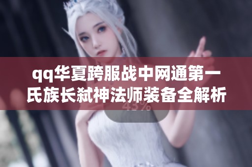 qq华夏跨服战中网通第一氏族长弑神法师装备全解析